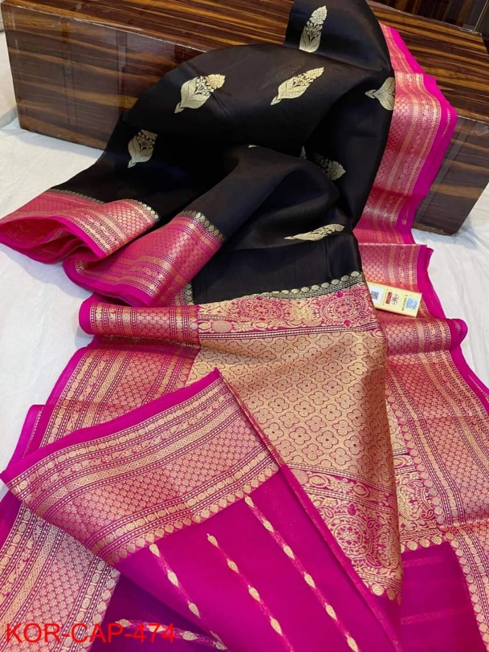 Beautiful Banarasi Kora Organza Saree Collections -SH0640