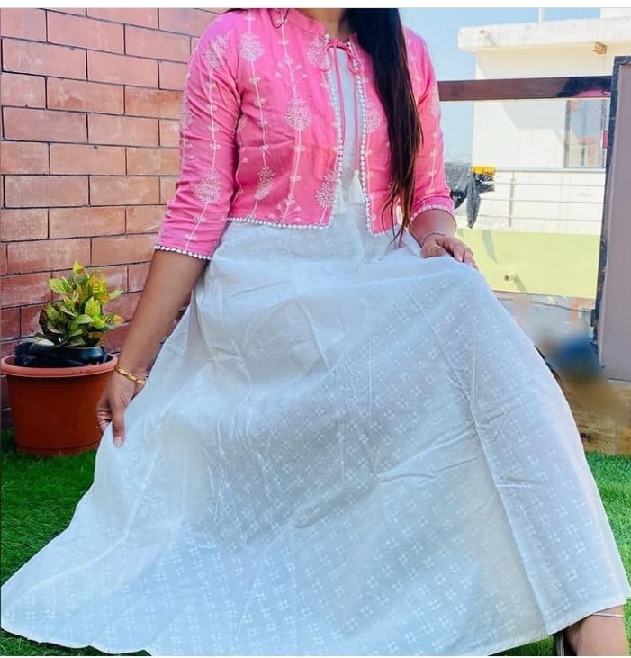 Beautiful Gown With Detachable Jacket for Women-SHKS1137