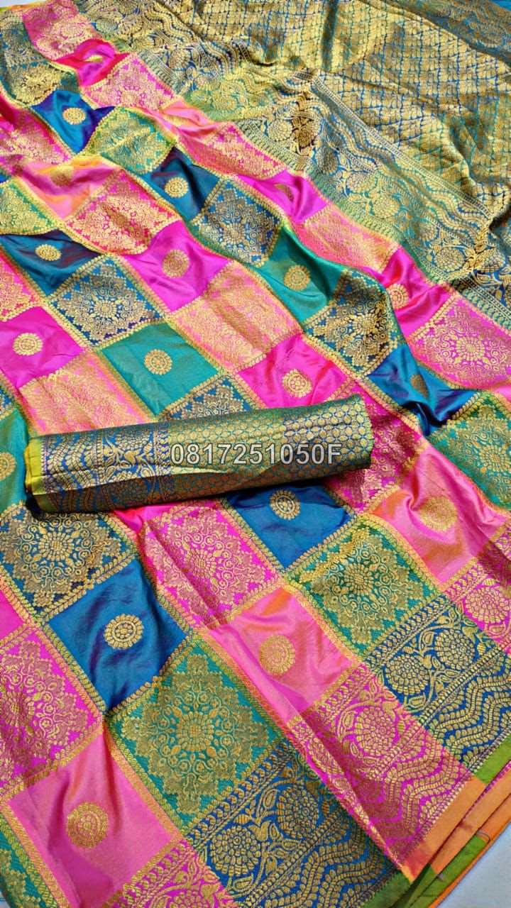 Beautiful Litchi Silk Saree Collections -SH0636