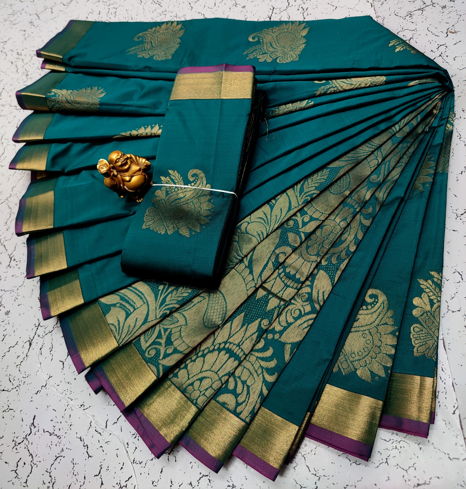 Fancy Silk Cotton Saree Collections-SH0599