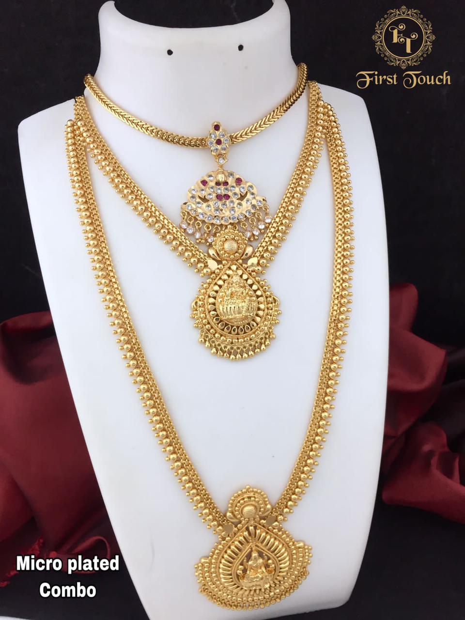 Micro Plated Combo Neck Set- SHJ1071