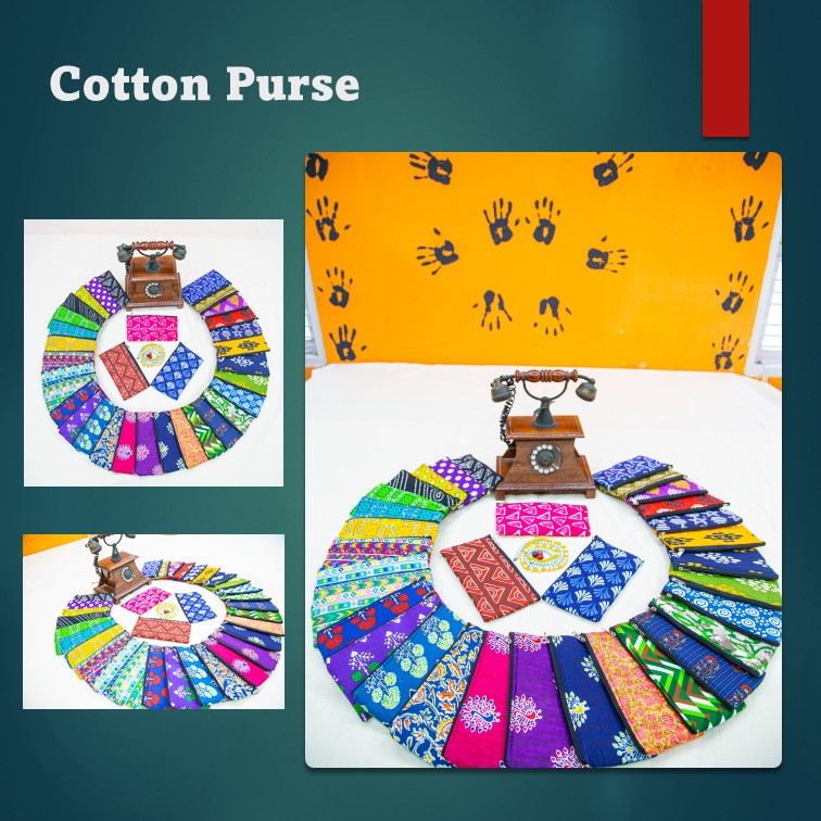 Printed Cotton Purse-SHB1007