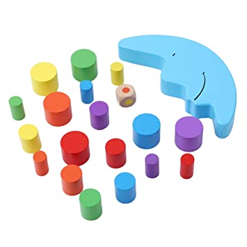 Colorful Moon Shaped Blocks for Kids - SHTM1037