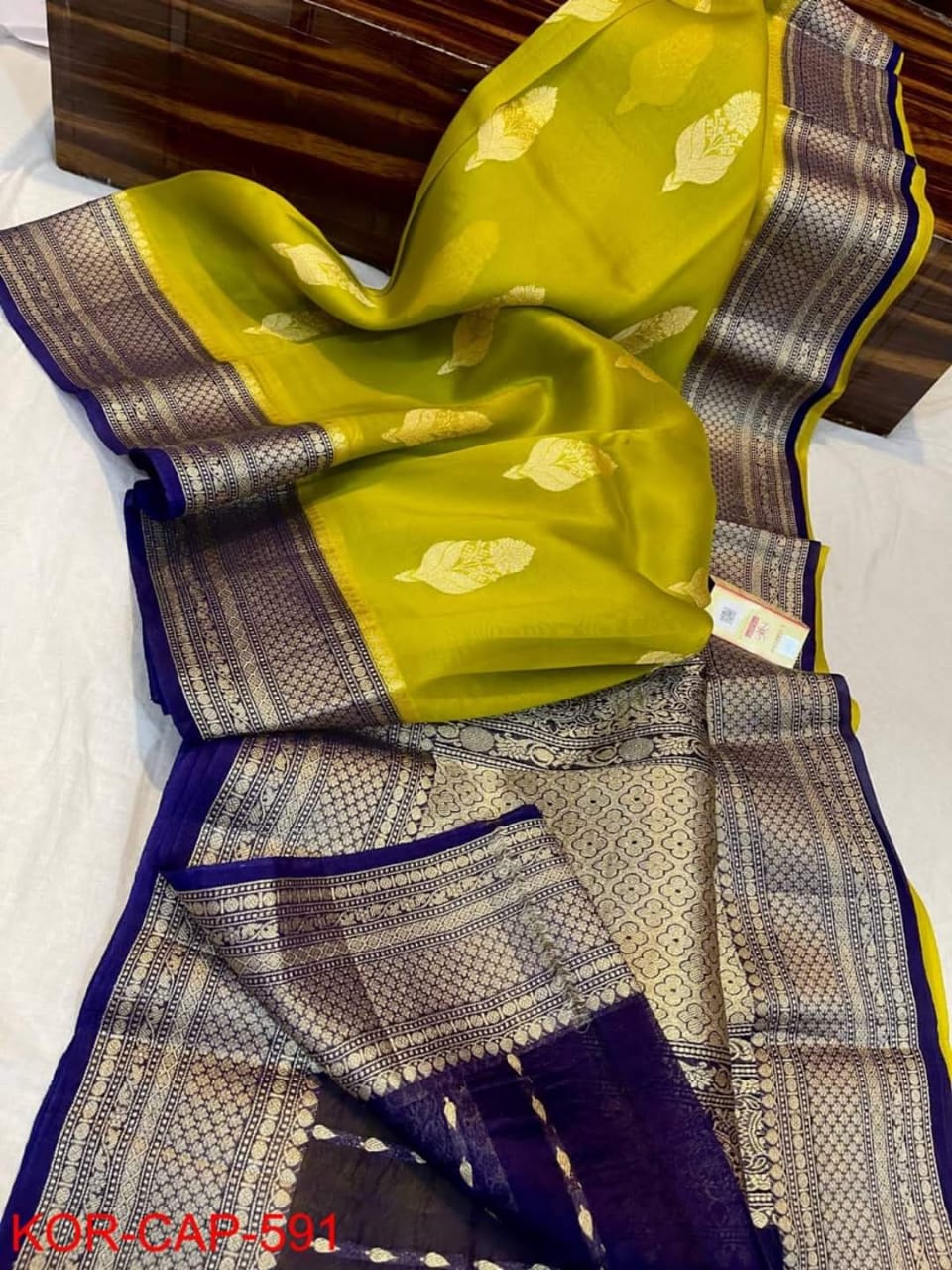 Beautiful Banarasi Kora Organza Saree Collections -SH0640