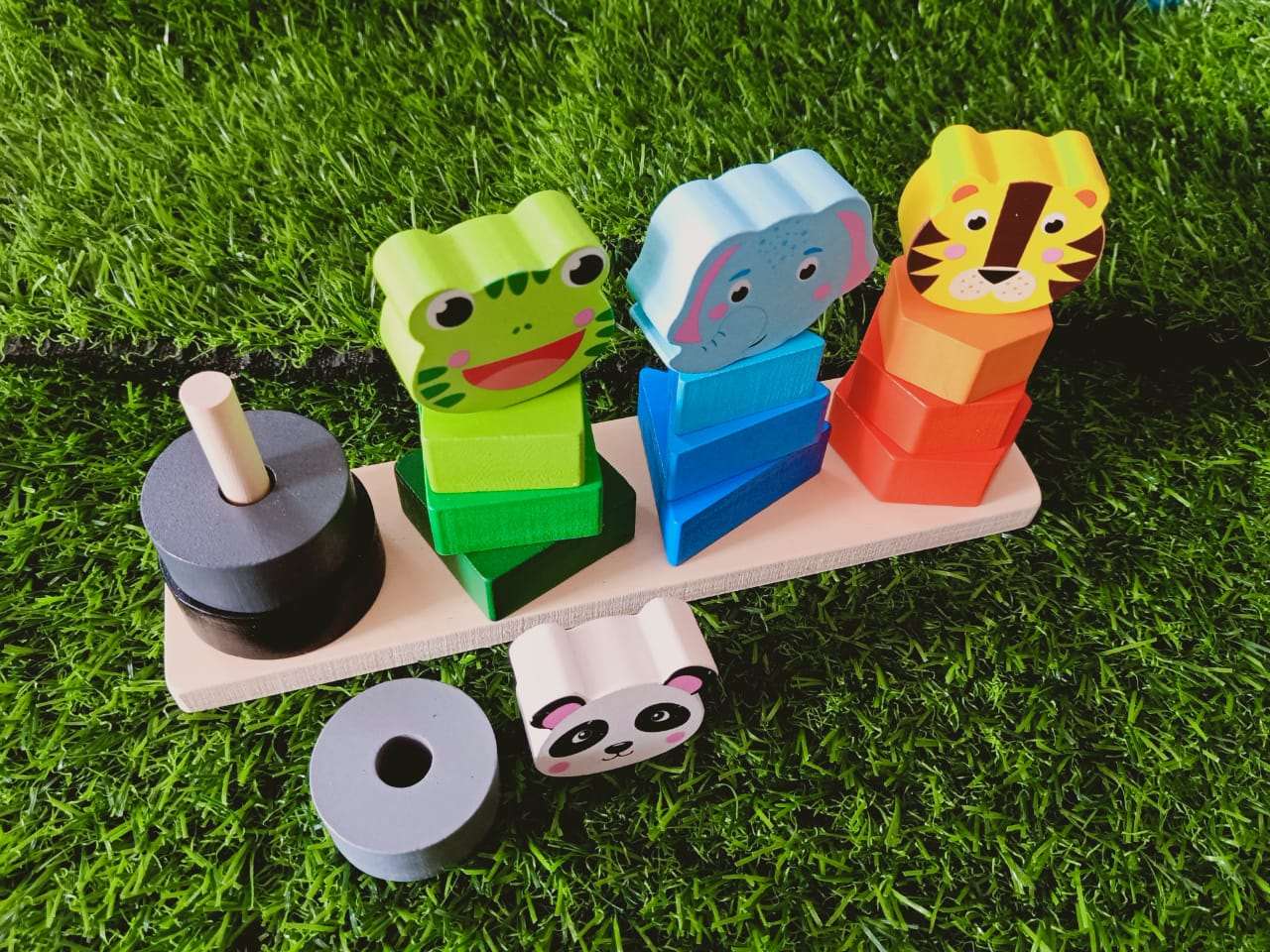 Animal With shape Sorter balance set column toy - SHTM1029