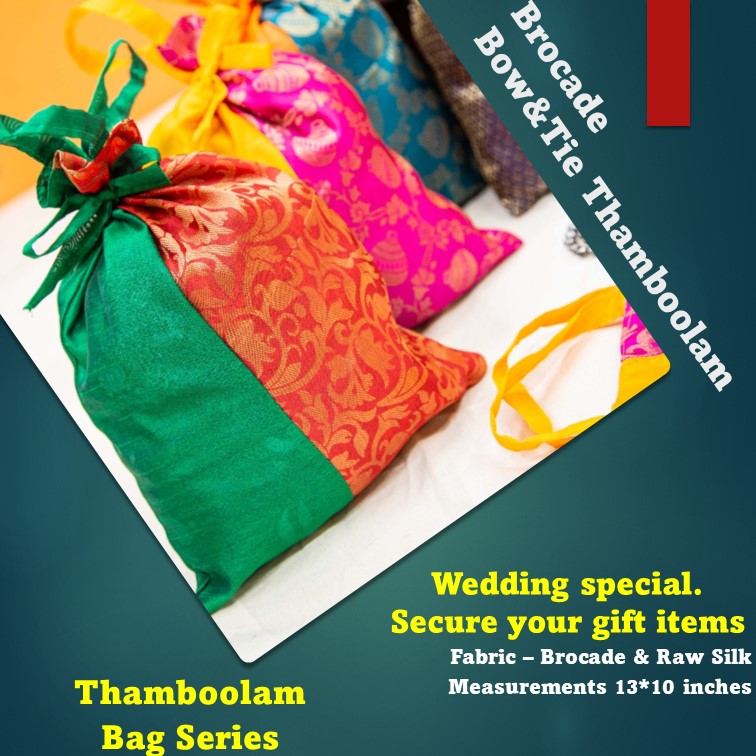 Brocade Thamboolam Bags-SHB1025