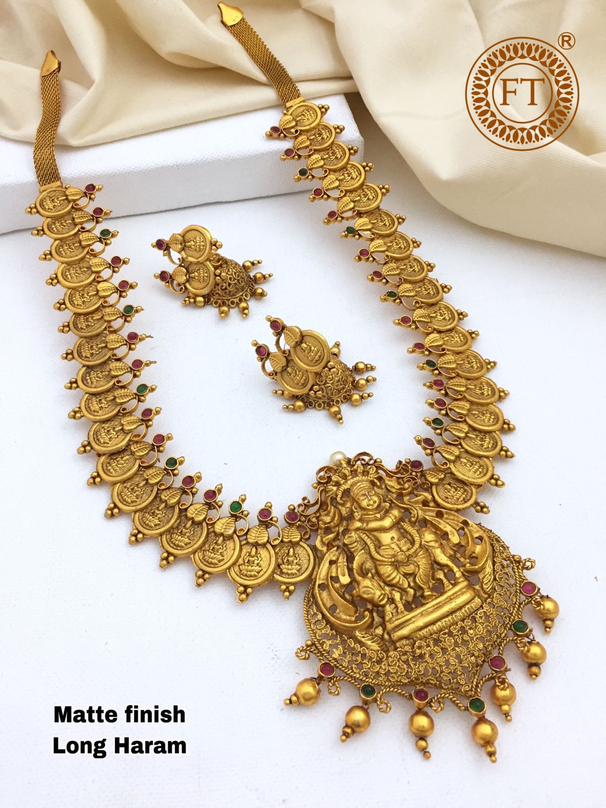 Traditional Matte Finish Haram Set- SHJ1095