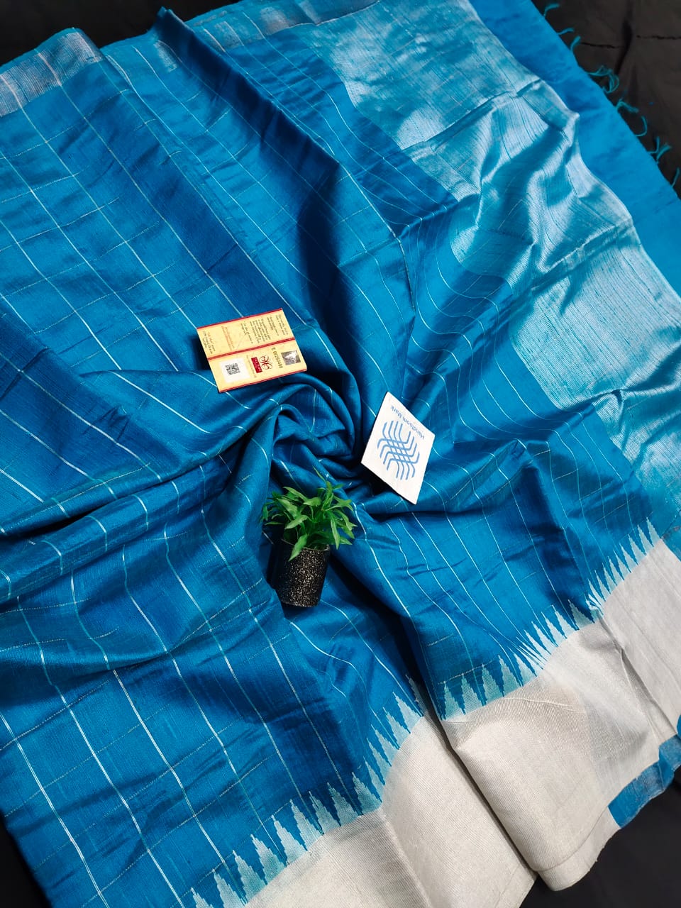 Pure Raw Silk Saree Collections-SH0621
