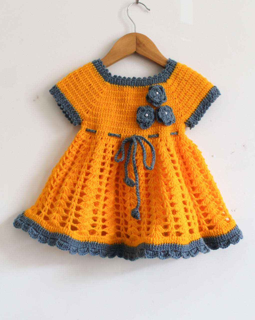 Casual Woolen Frocks for Girls- SHG1059