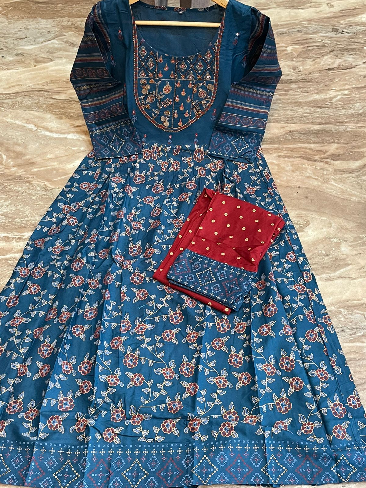 Ethnic Anarkali Kurta Sets for Women-SHKS1150