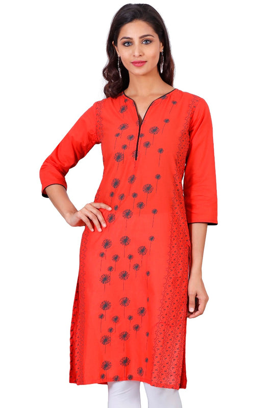 Cambric Cotton Kurtas for Women-SHK1102