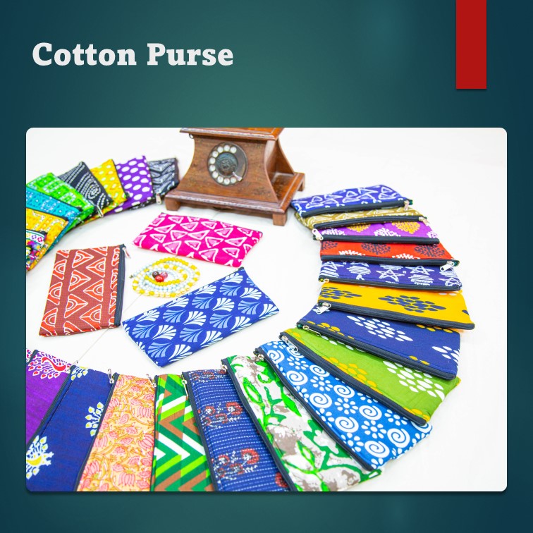Printed Cotton Purse-SHB1007