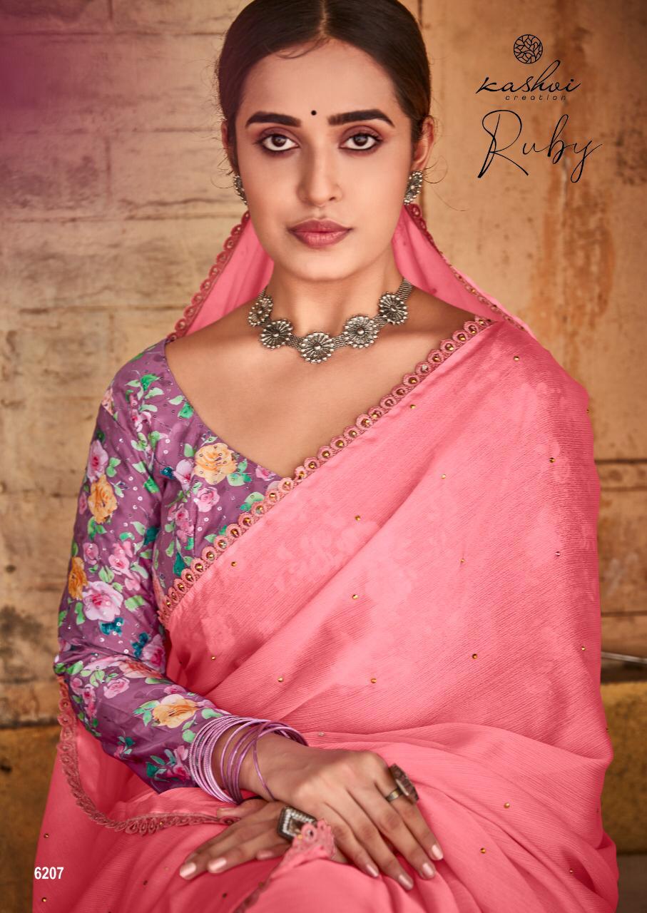 Moss Chiffon Designer Saree Collections-SH0591