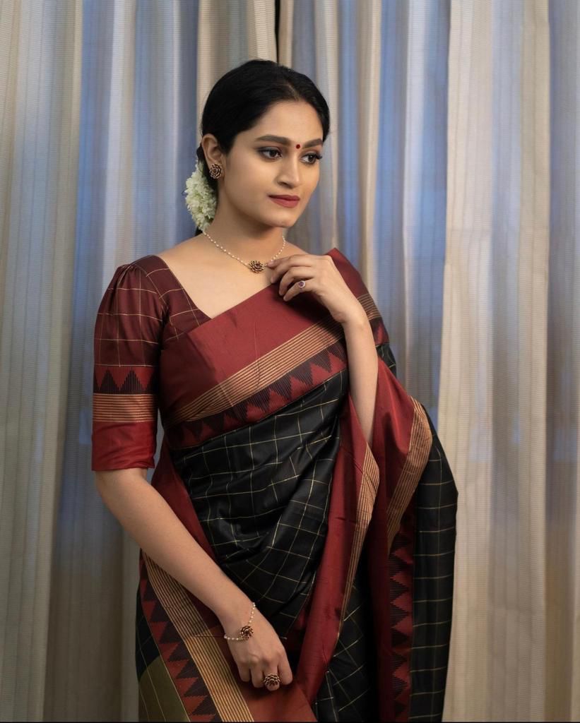 Beautiful Litchi Silk Sarees-SH1004