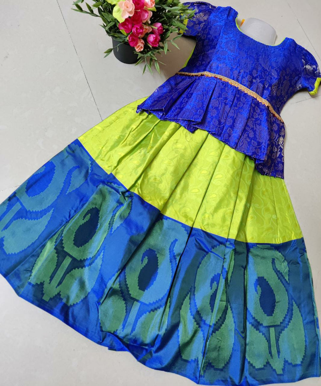 Ethnic Skirt Set for Girls-SHG1052