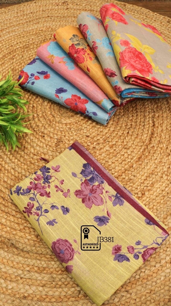 Slub Linen Sarees - SH0609