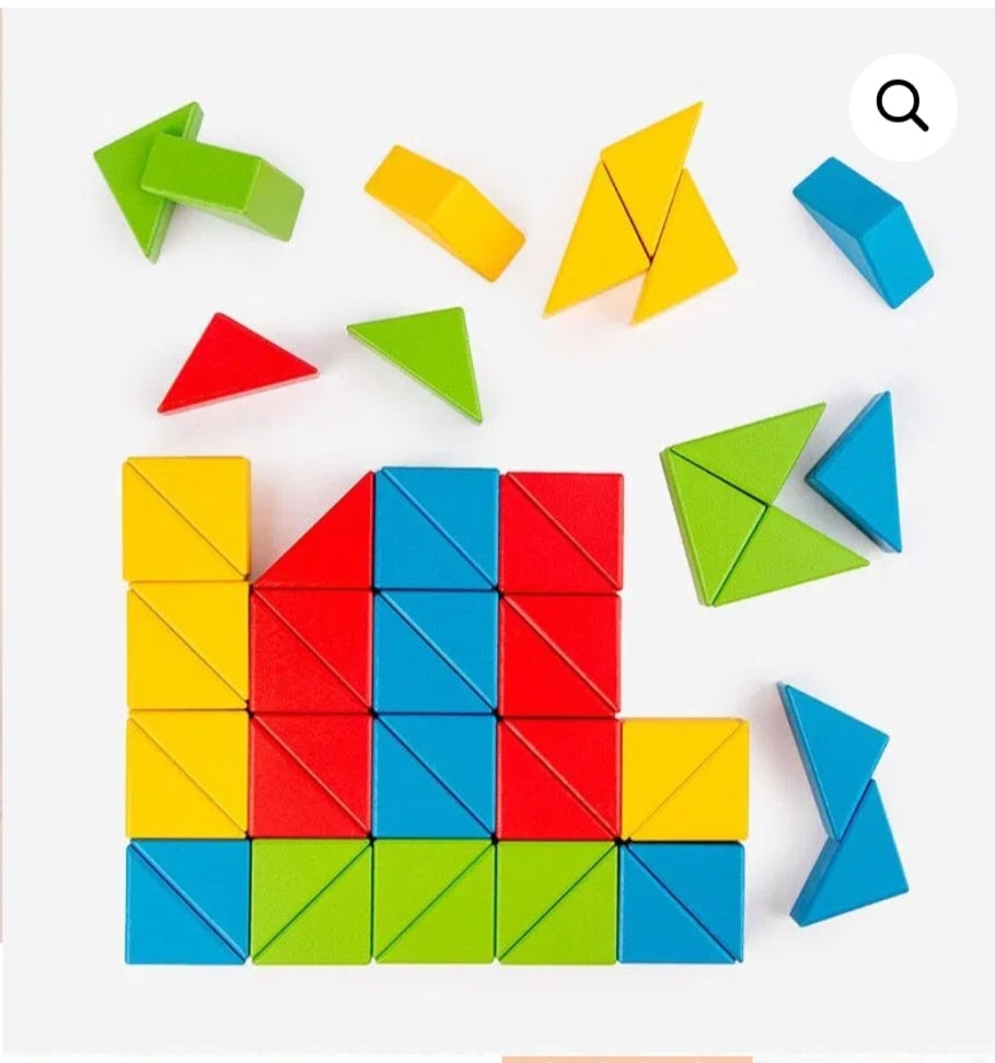Triangle building blocks Toys for Kids-SHTM1111