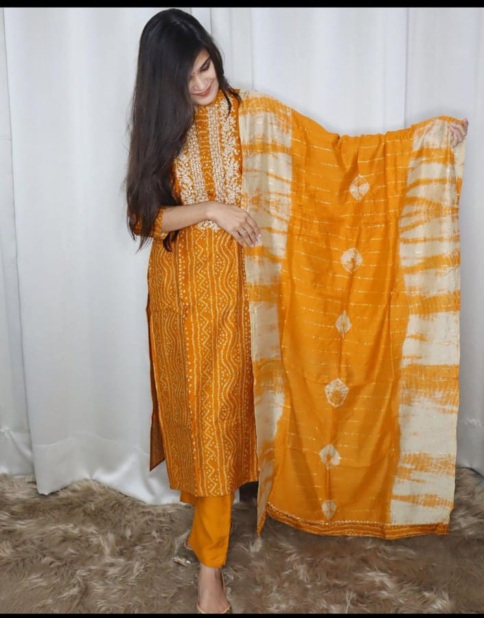 Colorful Kurta Set for Women-SHKS1172