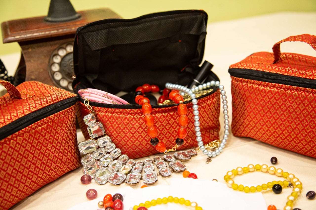 Brocade Accessories Pouch-SHB1042