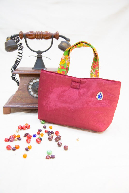 Silk Thamboolam Bags-SHB1073