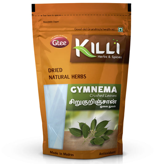 KILLI Gymnema sylvestre | Sirukurinjan | Madhunashini | Gurmar Leaves Crushed, 100g-SHN1040