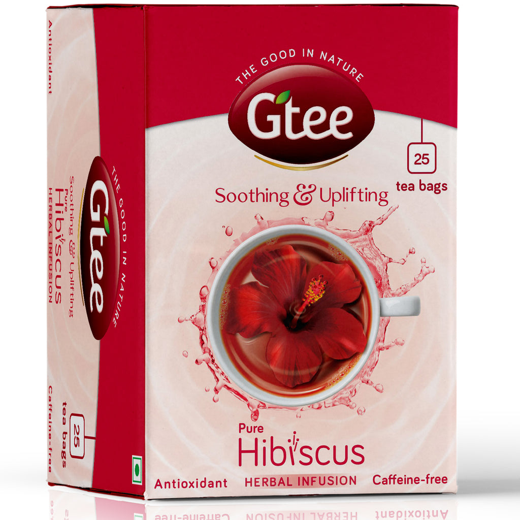 GTEE Hibiscus Tea Bags, 25 Tea Bags-SHN1011