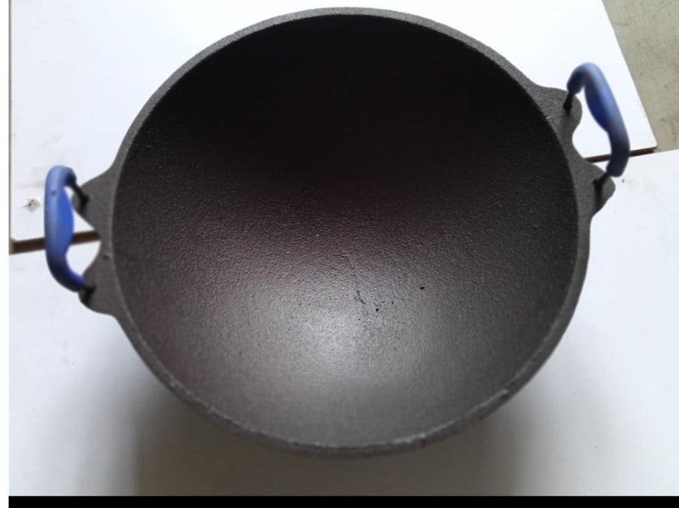 Cast Iron Kadai with Heat Resistant Silicon grip-SHC1011