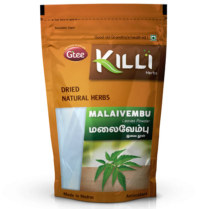 KILLI Chinaberry Leaves | KILLI Malai Vembu Leaves Powder , 100g-SHN1029