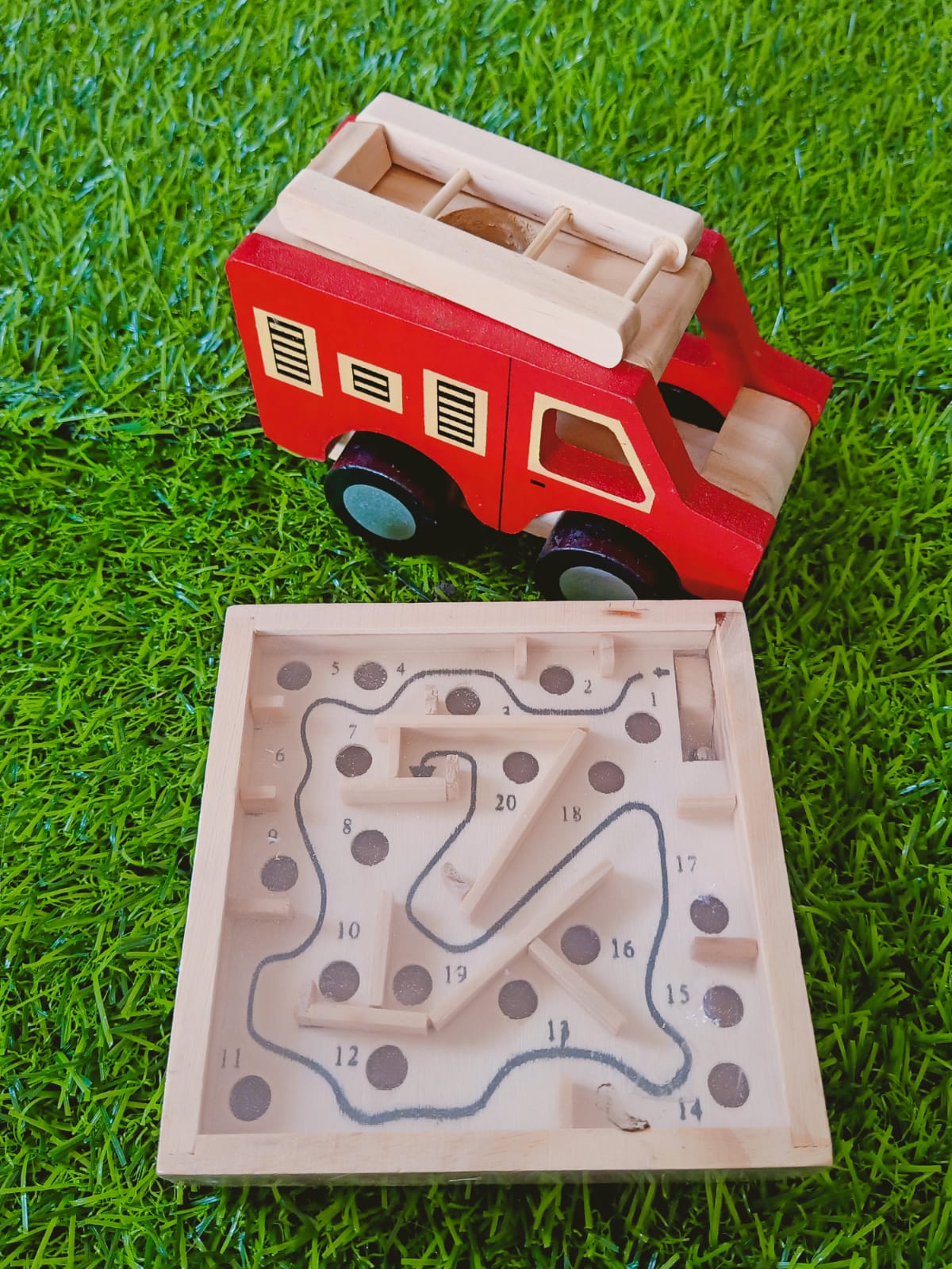 Mini Puzzle with Fire Engine for Kids-SHTM1113