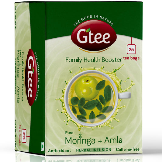 GTEE Green Tea Bags, Moringa , 25 Tea Bags-SHN1007