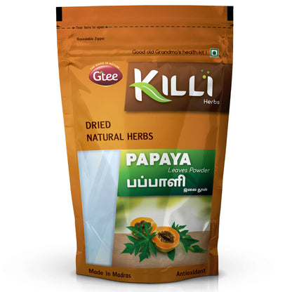KILLI Papaya Leaves Powder, 100g-SHN1065