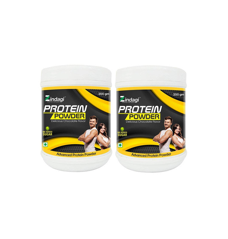 Zindagi Protein Powder for Adult - Whey Protein Powder - Health Supplements for Adult - Sugar Free Nutrition Drink (200 Gm) - SHTZ1036