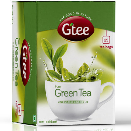 GTEE Green Tea Bags, Regular, 25 Tea Bags-SHN1008