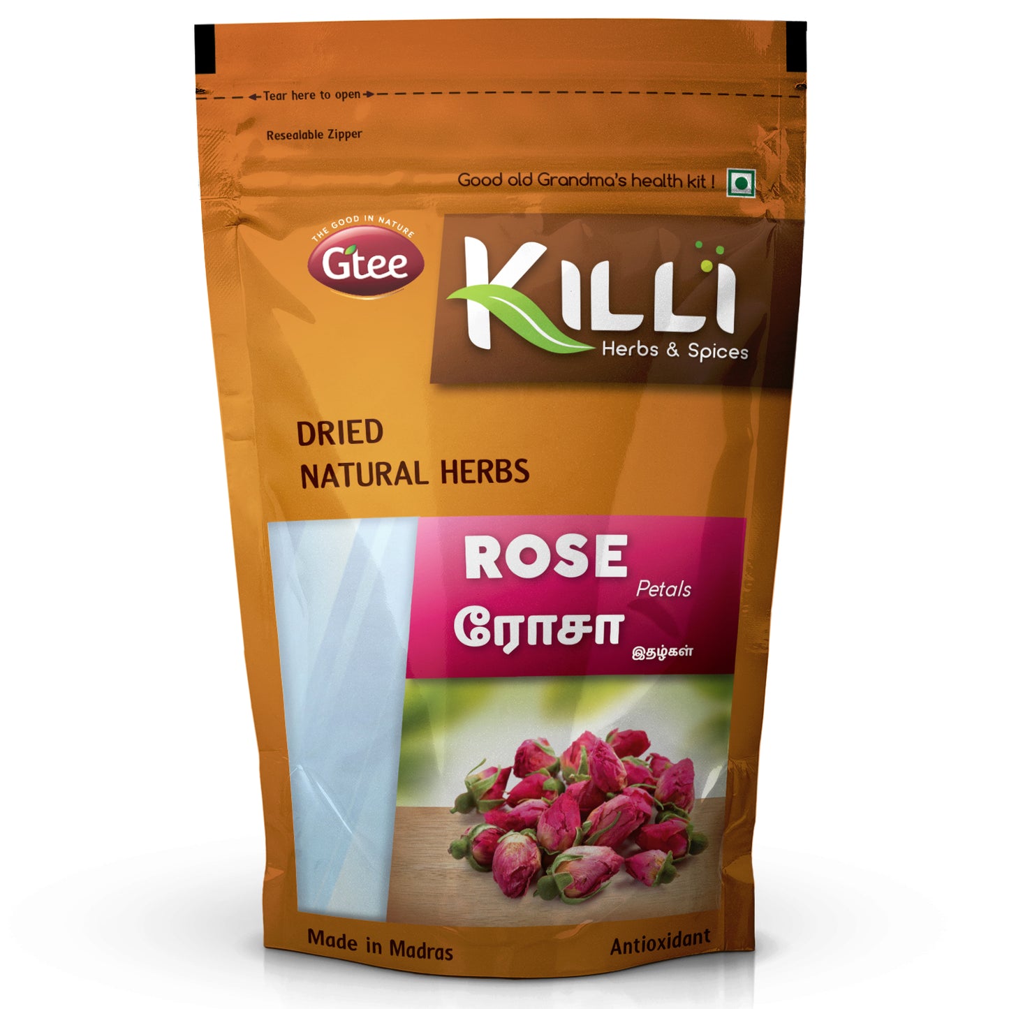 KILLI Rose | Gulab | Panineer | Gulabi Petals, 50g-SHN1068