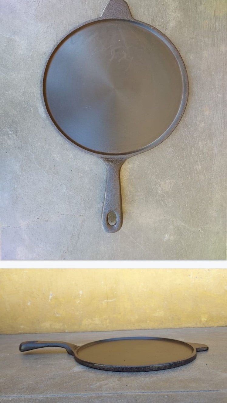 Cast Iron Roti / Dosa Tawa with Long Handle-SHC1025