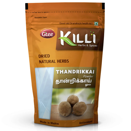 KILLI Beleric | Thandrikkai | Baheda | Thanikka | Tanikaya | Tarekayi Powder, 100g-SHN1021