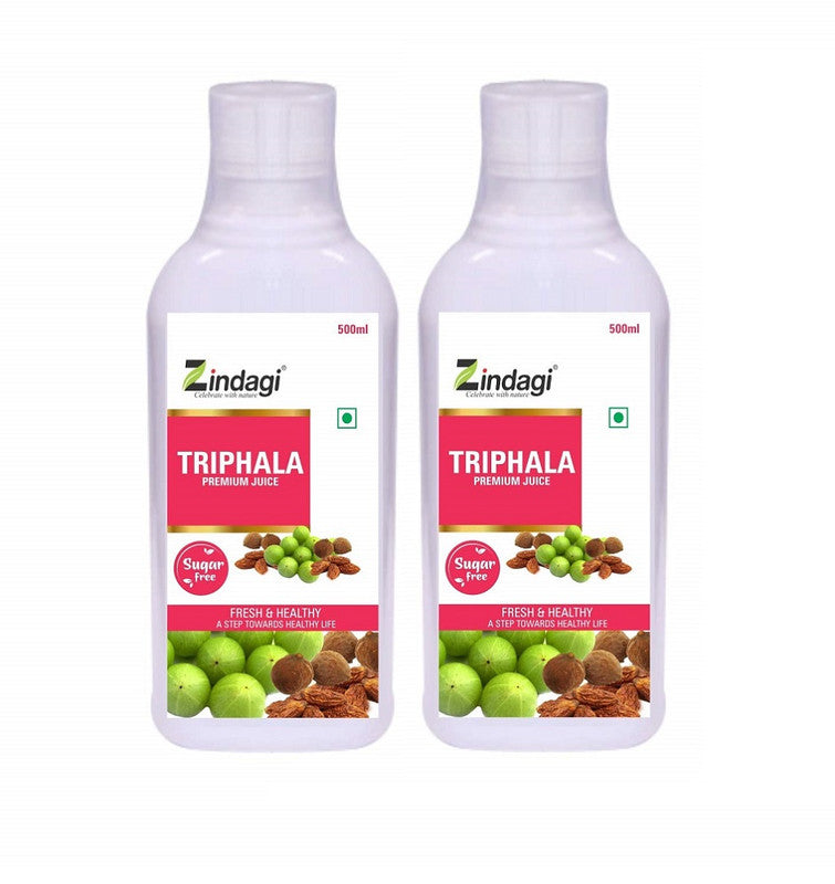 Zindagi Pure Triphala Juice - Sugar Free Natural Health Drink (500ml) - SHTZ1043