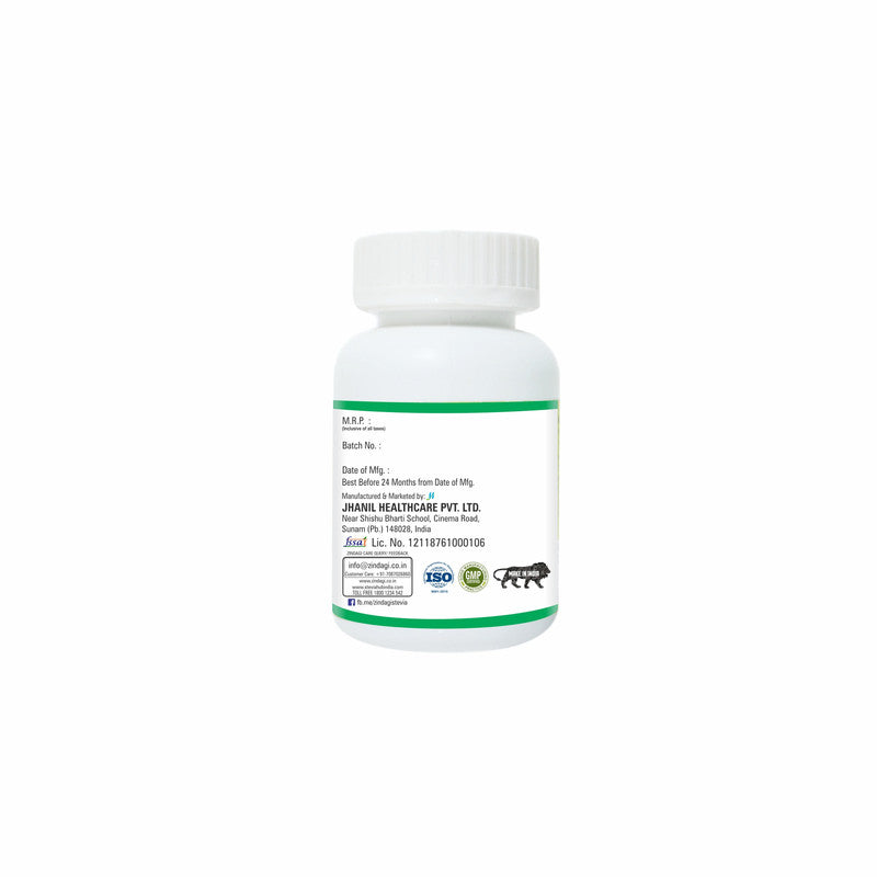 Zindagi Aloevera Extract Capsules - Improve Digestive System - 100% Pure And Natural Herbal Supplement (60 Capsules) - SHTZ1024